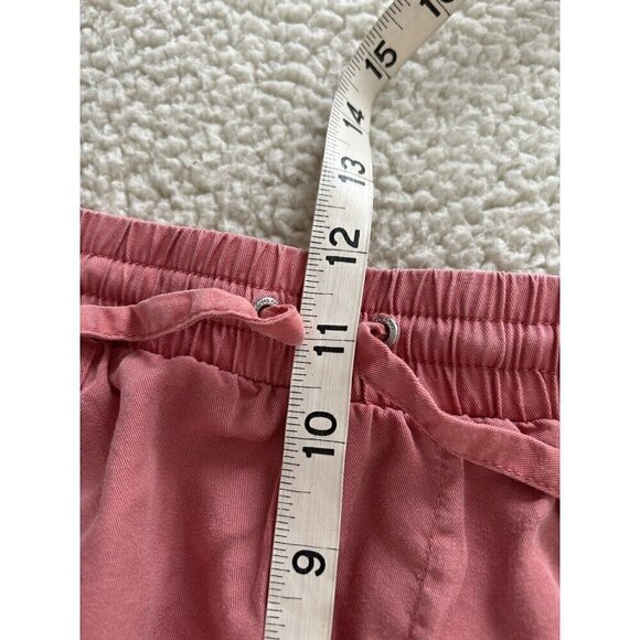 Calvin Klein Jeans Women’s Lightweight Drawstring Waist Shorts Coral Size XS - Picture 8 of 9